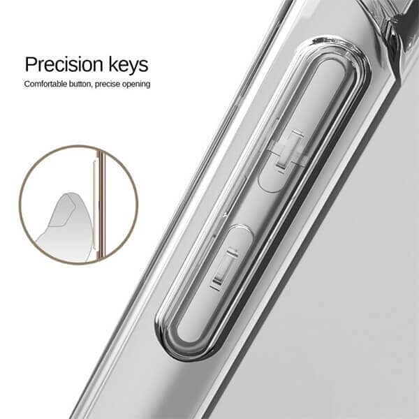 TCL 30 SE Clear Case Shockproof Tough Gel Clear Transparent Air Cushion Cover (Transparent)
