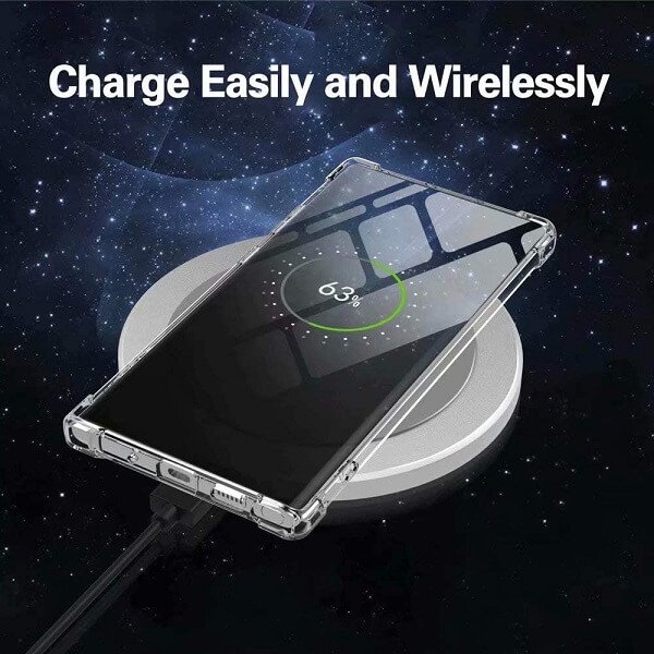 TCL 305 Clear Case Shockproof Tough Gel Clear Transparent Air Cushion Cover (Transparent)
