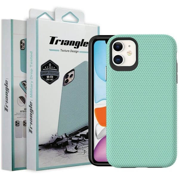 Triangle For Apple iPhone 11 Shockproof Case Rugged Heavy Duty Armor Rugged Bumper Anti Knock Back Apple Cover