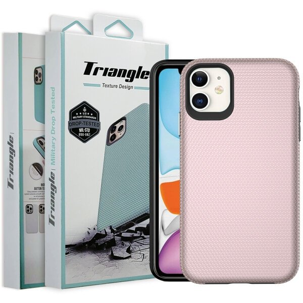Triangle For Apple iPhone 11 Shockproof Case Rugged Heavy Duty Armor Rugged Bumper Anti Knock Back Apple Cover