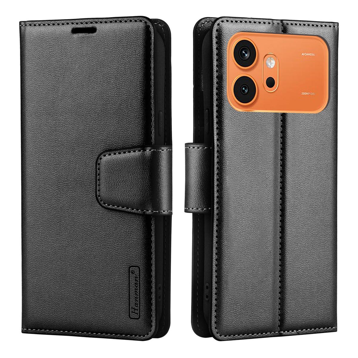 For Honor 600/600 Pro Hanman Wallet Leather Flip Shockproof Protective Back Cover Cover