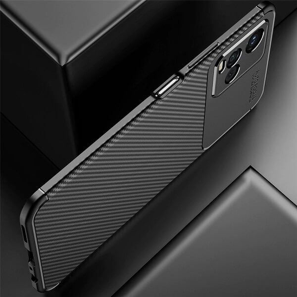 Vivo Y21 Case Shockproof Heavy Duty Rugged Anti Knock Back Cover (Black)