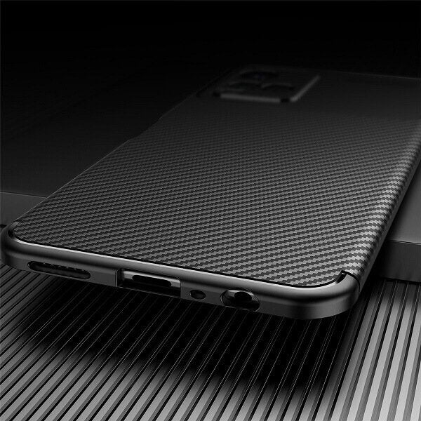 Vivo Y33S Case Shockproof Heavy Duty Rugged Anti Knock Back Cover (Black)