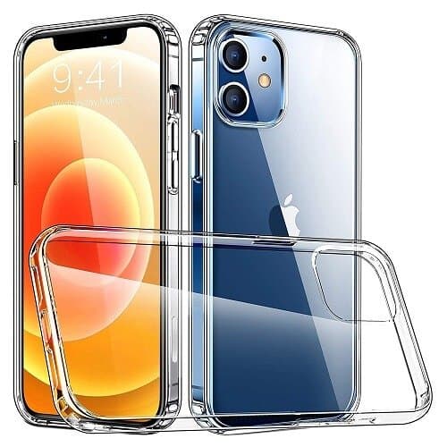 For Apple iPhone 12 /12Mini /12 Pro /12 Pro Max Clear Case Slim With 4 Corners [Shock Absorption] Hard Back Soft Bumper Cover