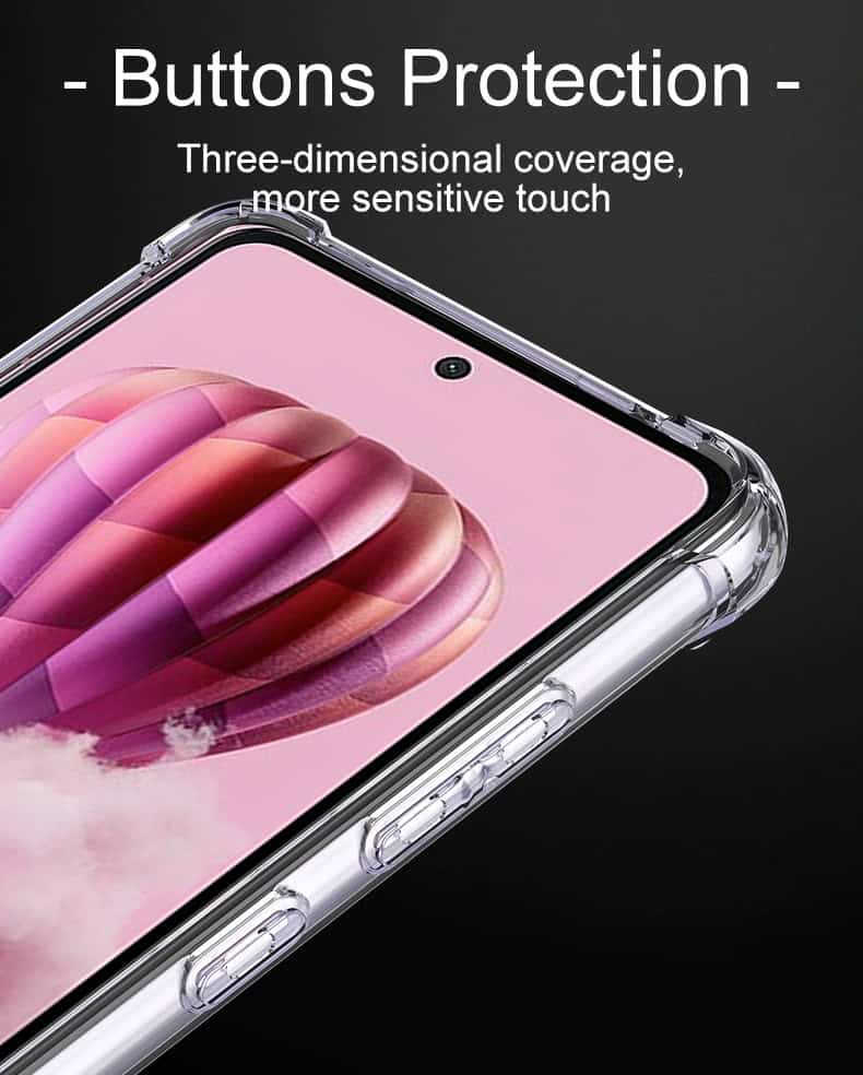 For HMD Skyline SupRShield Heavy Duty Soft Tough Gel Transparent Air Cushion Shockproof Back Cover