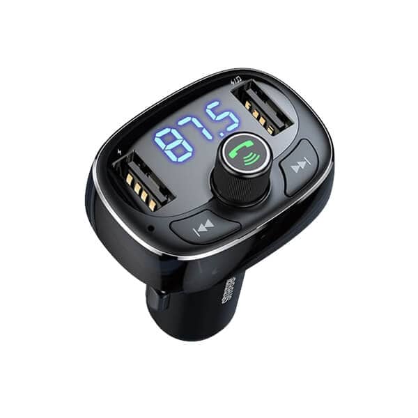 Baseus Handsfree Wireless Bluetooth FM Transmitter MP3 Music Player Dual USB Car Charger For iPhone Samsung Nokia Oppo Google Motorola