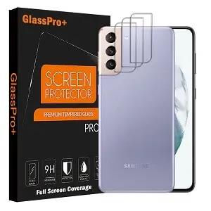 [ 3 Pack ] Samsung Galaxy S21 Camera Lens Protector Anti Scratch Tempered Glass Film Guard