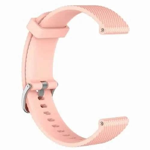 Replacement Silicone Wristband Sports Style Adjustable Wrist Bands For Garmin Forerunner 245 Music (Rose Gold)