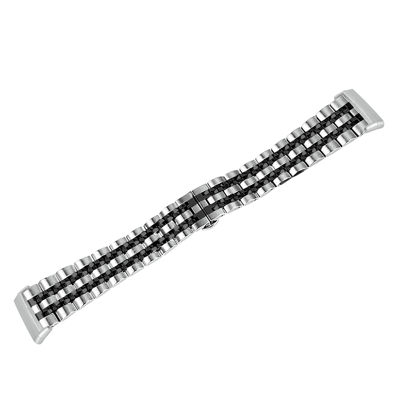 For Fitbit Versa 4 Versa 3 Sense 1 Sense 2 Smart Watch Replacement Wristband Stainless Steel Metal Replacement Strap Loop Bracelet For Women Men