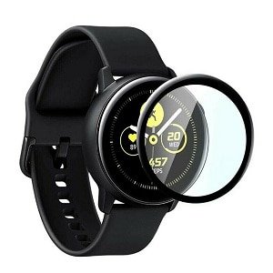 [2 Pack] Samsung Galaxy Watch Active /Active 2 40mm & 44mm 3D Full Coverage Tempered Glass Screen Protector