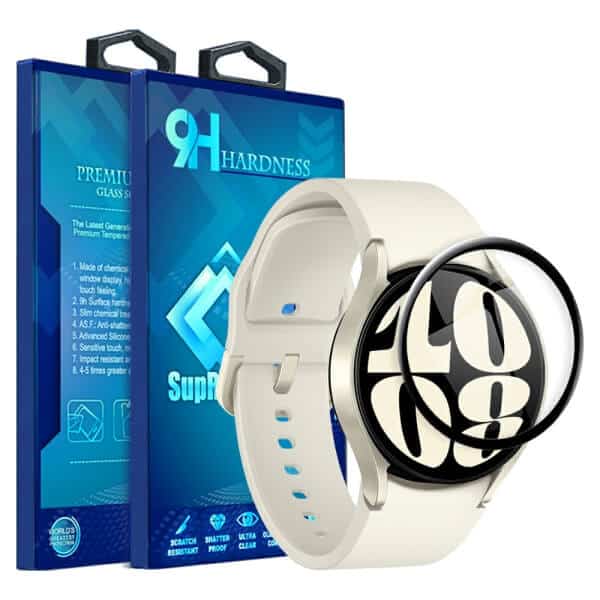 (3 Pcs) Samsung Galaxy Watch 6 40mm & 44mm Classic Screen Protector Tempered Glass Guard