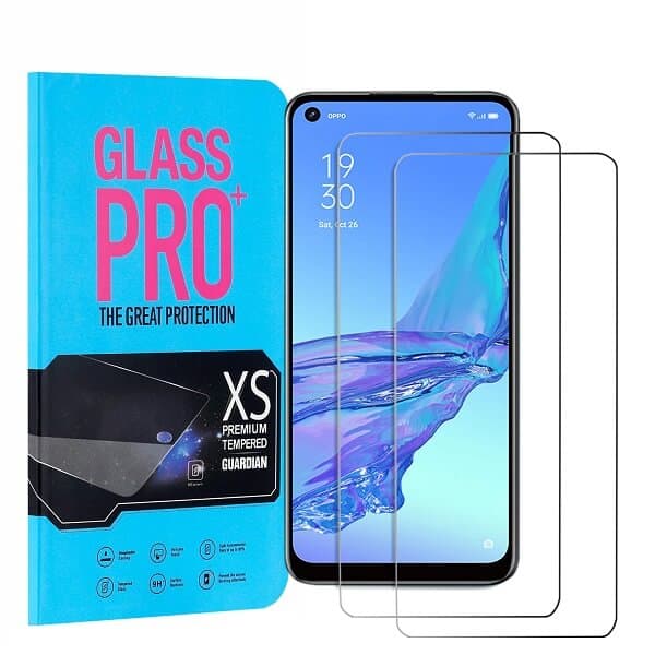 [ 2 Pack ] Oppo A53 Screen Protector Tempered Glass Film Guard - Case Friendly