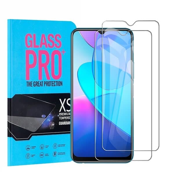 (2 Pack) Vivo Y11s Screen Protector Anti Scratch Full Coverage Tempered Glass Film Guard (Clear)