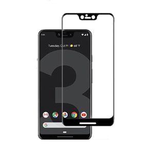 [ 1 Pack] 5D Full Coverage Tempered Glass Screen Protector Film Guard for Google Pixel 3 XL