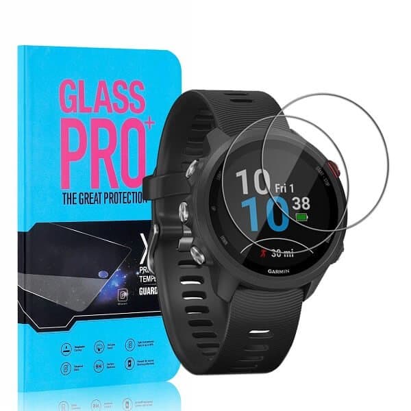 (2 Pcs) Garmin Forerunner 245 Music Tempered Glass LCD Screen Protector Guard