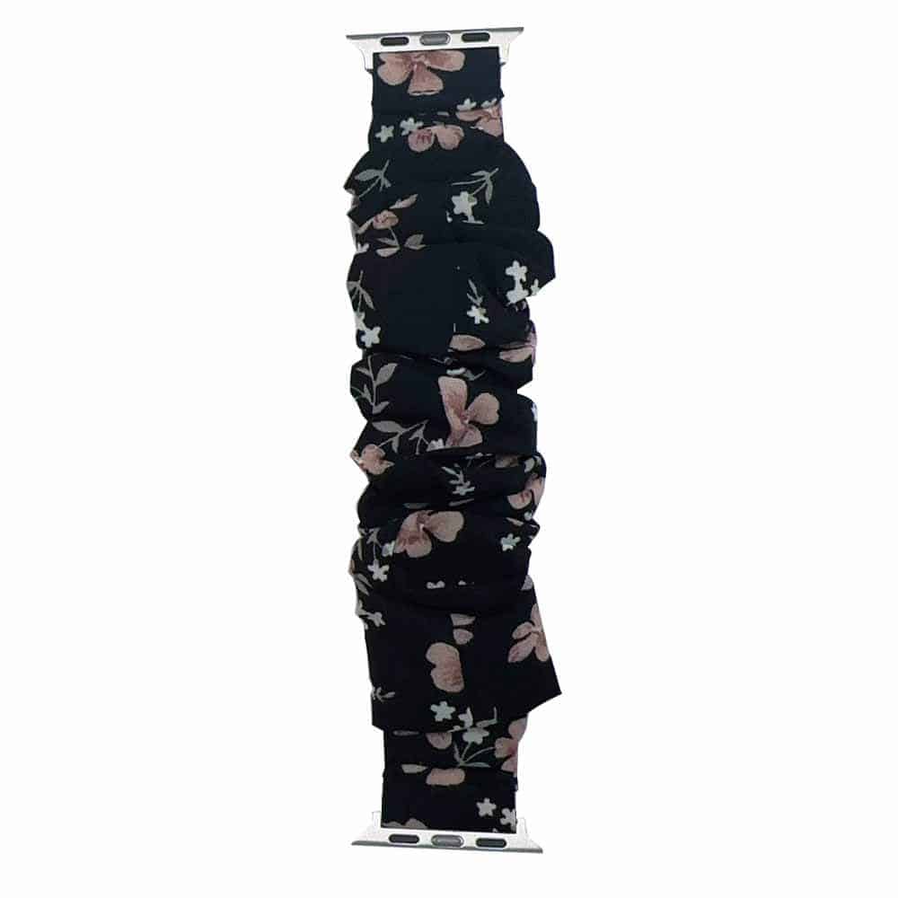 Women Scrunchies Fabric Bracelet Watch Band For Apple Watch 8 7 SE 6 5 4 3 2 1 Ultra Loop Strap Replacement Wrist Band 38mm 40mm 41mm 42mm 44mm 45mm 49mm