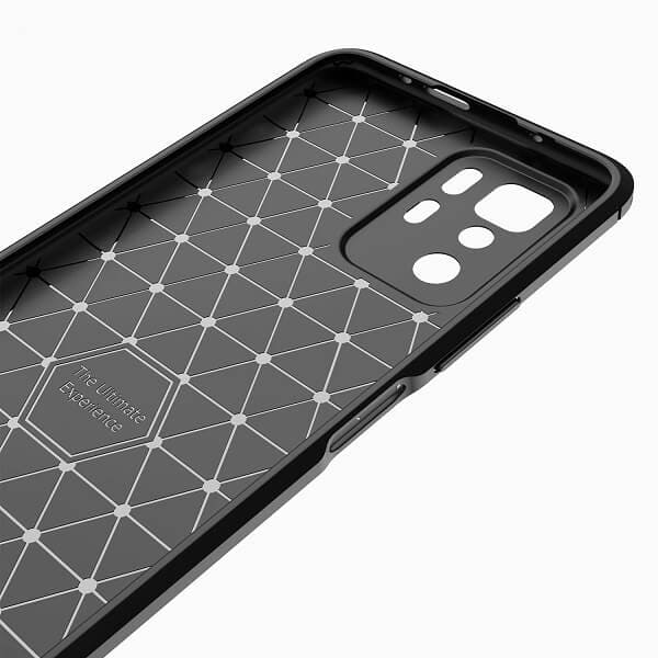 For Xiaomi Redmi Note 10 Pro 4G SupRShield Case Shockproof Heavy Duty Rugged Anti Knock Back Cover (Black)