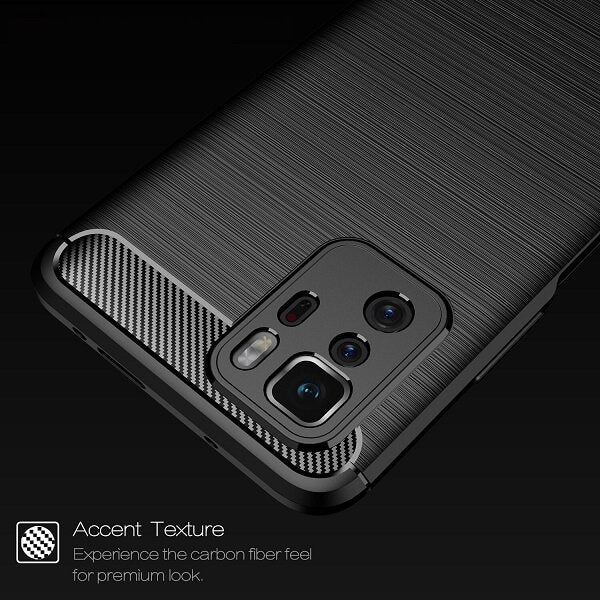 For Xiaomi Redmi Note 10 Pro 4G SupRShield Case Shockproof Heavy Duty Rugged Anti Knock Back Cover (Black)