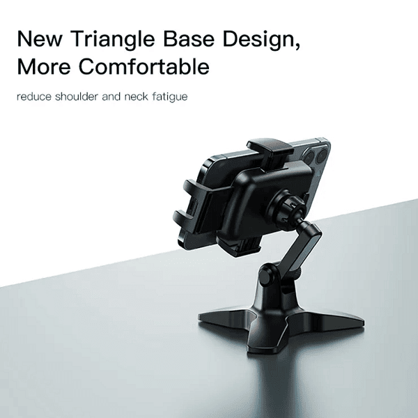 YESIDO C181 Universal Phone Holder Clip Adjustable Desktop Mobile Phone Tripod Stand