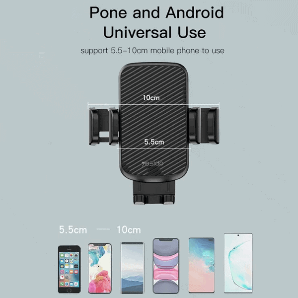 YESIDO C181 Universal Phone Holder Clip Adjustable Desktop Mobile Phone Tripod Stand