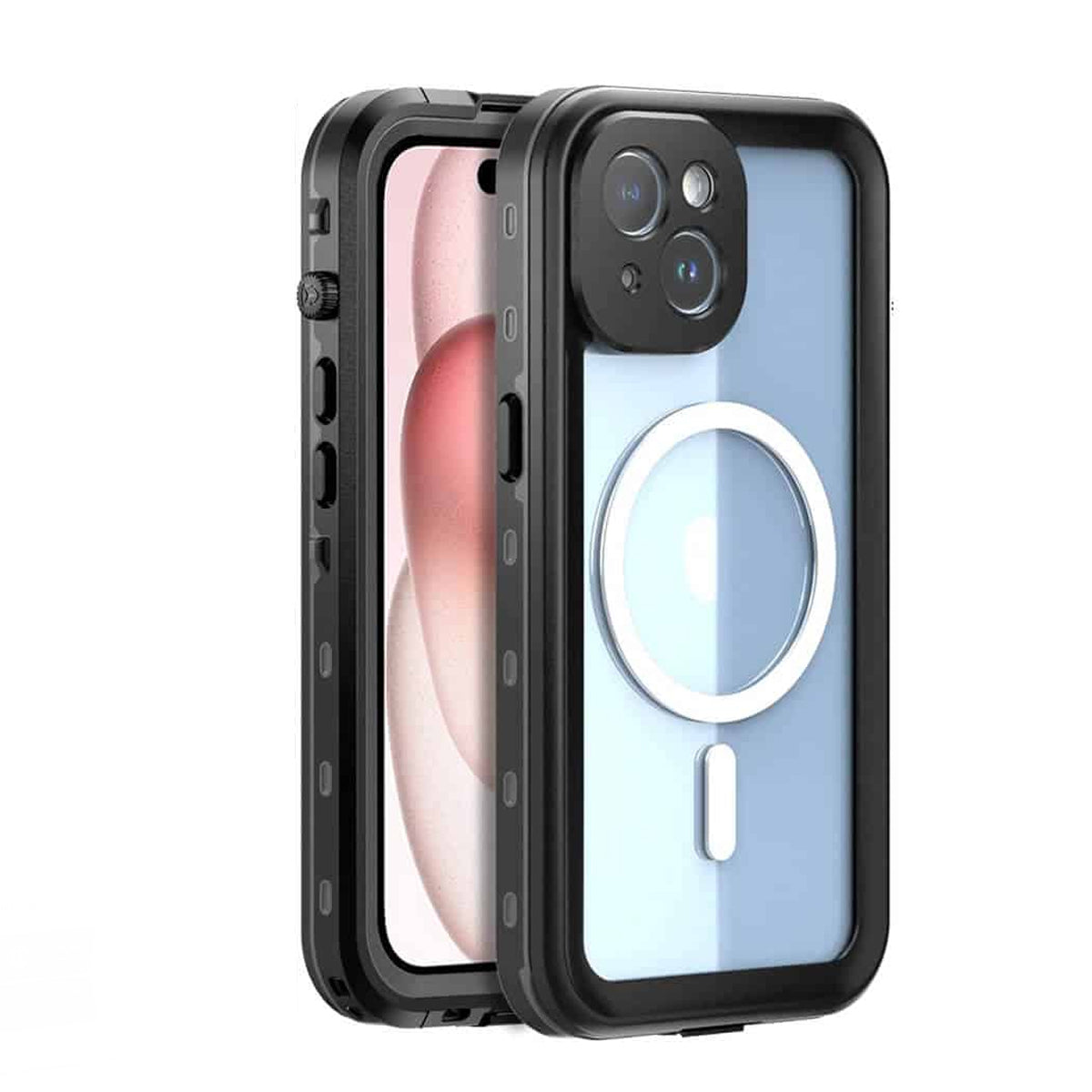 For Apple iPhone 18/17/16/15 Pro Max Plus Redpepper MagSafe Waterproof Case Built-in Screen & Camera Lens Protector Heavy Duty Tough Armor Cover