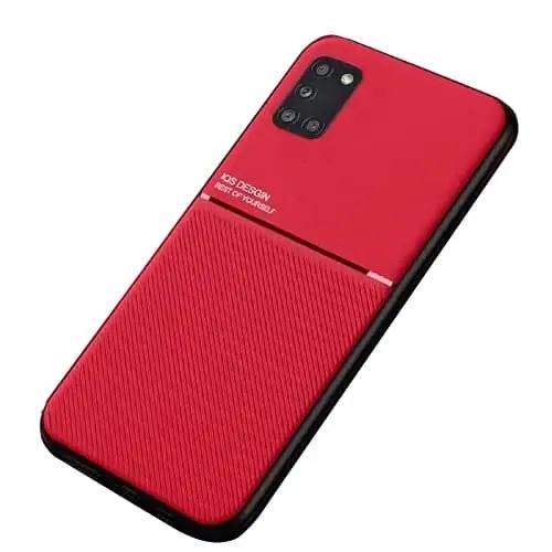 For Samsung Galaxy A31 Business Style Luxury Matte Soft Silicone Drop Resistant Case Cover