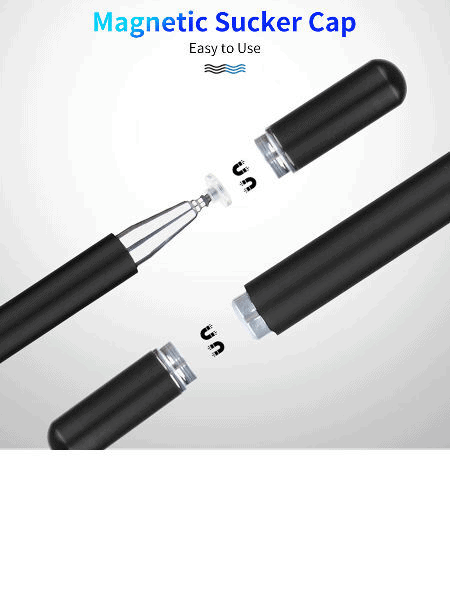 JB01 High efficiency Metal Stylus Touch Control Magnetic Sucker Cap Capacitive Pen for ipad Tablet android ios phone