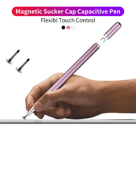 JB01 High efficiency Metal Stylus Touch Control Magnetic Sucker Cap Capacitive Pen for ipad Tablet android ios phone