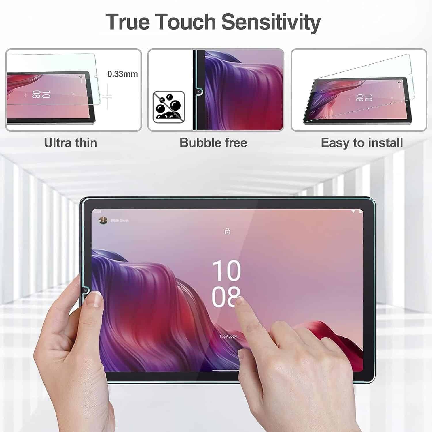 [2 Pack] Lenovo Tab M9 HD 9-Inch TB310FU 2023 Tempered Glass Screen Protector