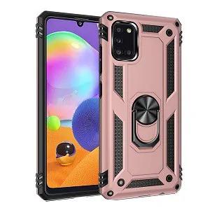 Samsung Galaxy A31 Shockproof Magnetic Car Mount Ring Case Cover