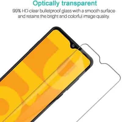 [2 Pack] Optus X Pro Full Coverage Tempered Glass Screen Protector Film Guard (Clear)