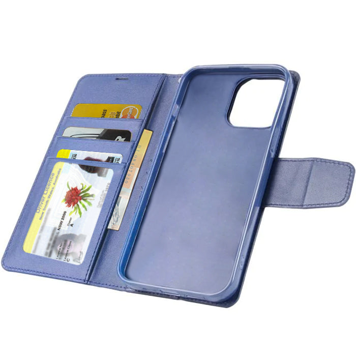 For Samsung Galaxy A16/A17 5G Hanman Wallet Case Flip Leather Card Slots Magnetic Stand Cover