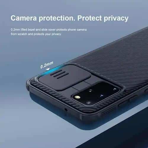 Nillkin For Samsung Galaxy S20 FE | S20+ /S20 Plus | S20 Ultra Case, CamShield Series Slim Stylish Protective Case With Slide Camera Cover (Black)
