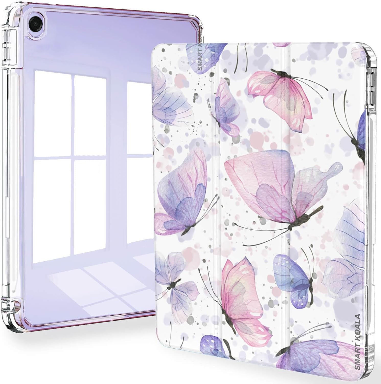 For Samsung Galaxy TAB A9+/A11+Plus WITH PENCIL HOLDER Smart Leather Folio Magnetic Stand Case Cover