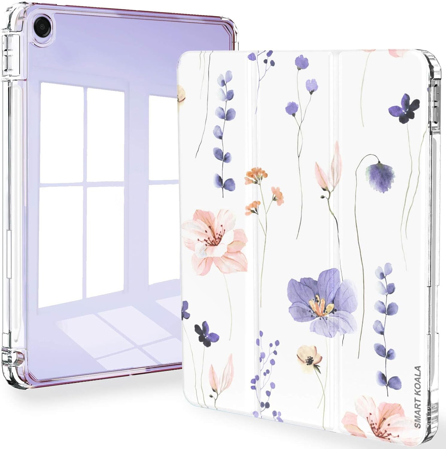 For Samsung Galaxy TAB A9+/A11+Plus WITH PENCIL HOLDER Smart Leather Folio Magnetic Stand Case Cover