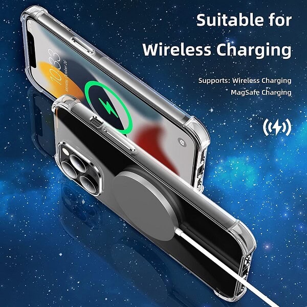 For Apple iPhone 14/14 Pro/14 Pro Max /14 Plus SupRShield Clear Case Shockproof Tough Gel Cushion Heavy Duty Phone Back Cover