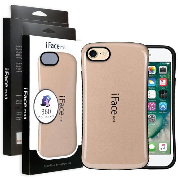 iFace Case For iPhone SE /7/8 Plus Slimming Drop Proof Shockproof Hard Silicone Back Cover