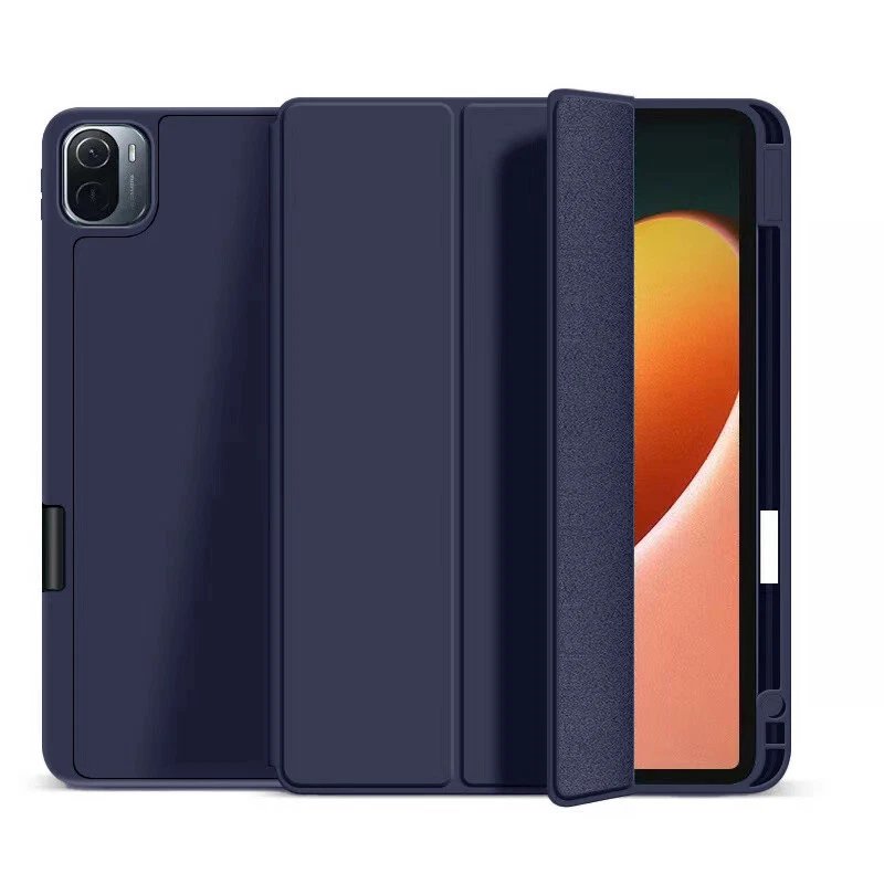 For Apple iPad 9th /8th /7th Gen 10.2 inch 2021 /2020 /2019 With Pencil Holder Folio Smart Leather Magnetic Stand Case Cover