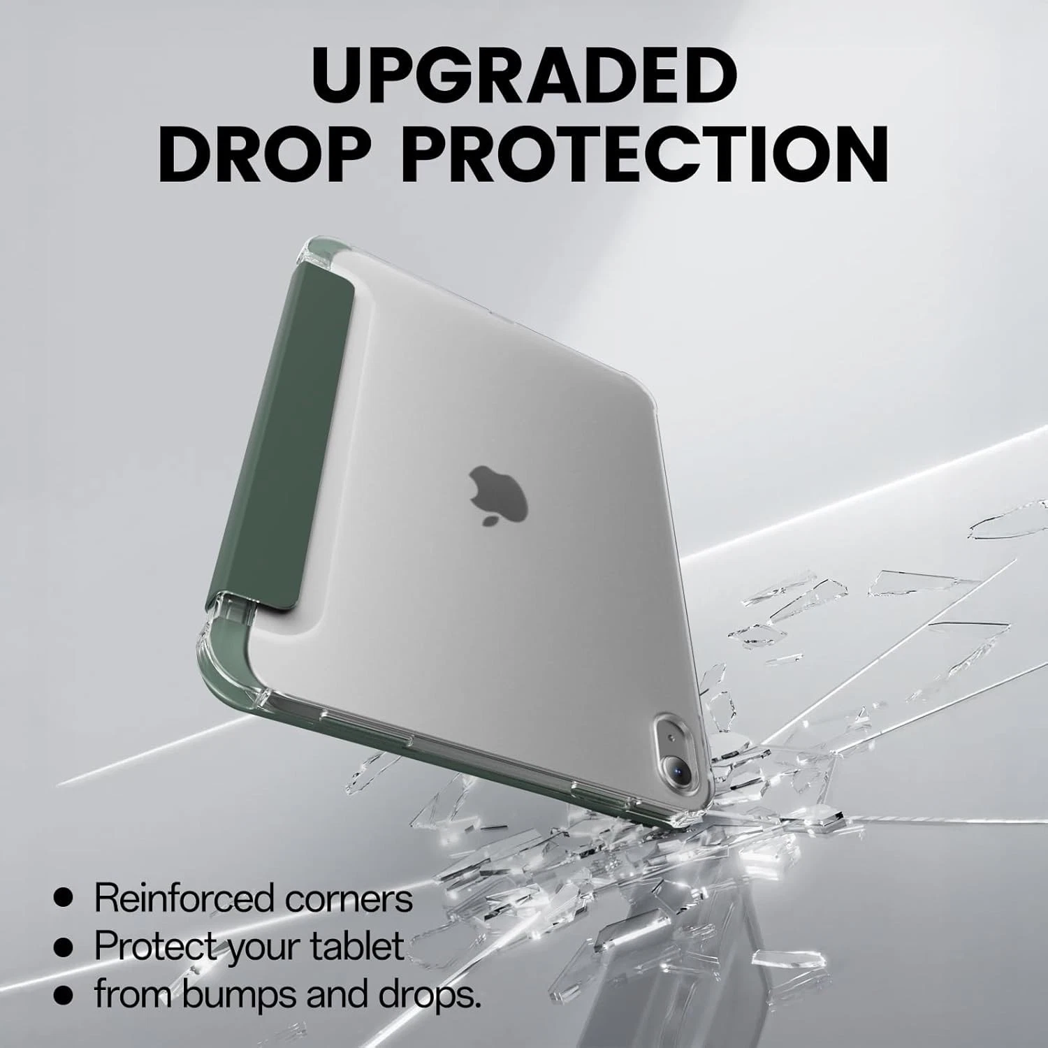 For Apple iPad 11th 10th Gen Case With Pencil Holder Leather Shockproof Folio Cover