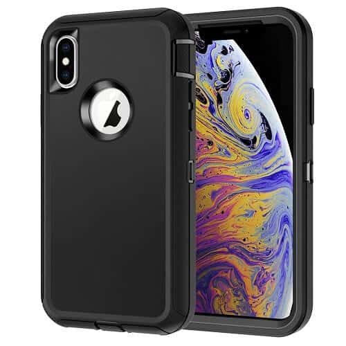 For Apple iPhone X / XS / XS Max / XR Case Drop Resistant Defender Tradies Heavy Duty Rugged Shockproof Tough Cover