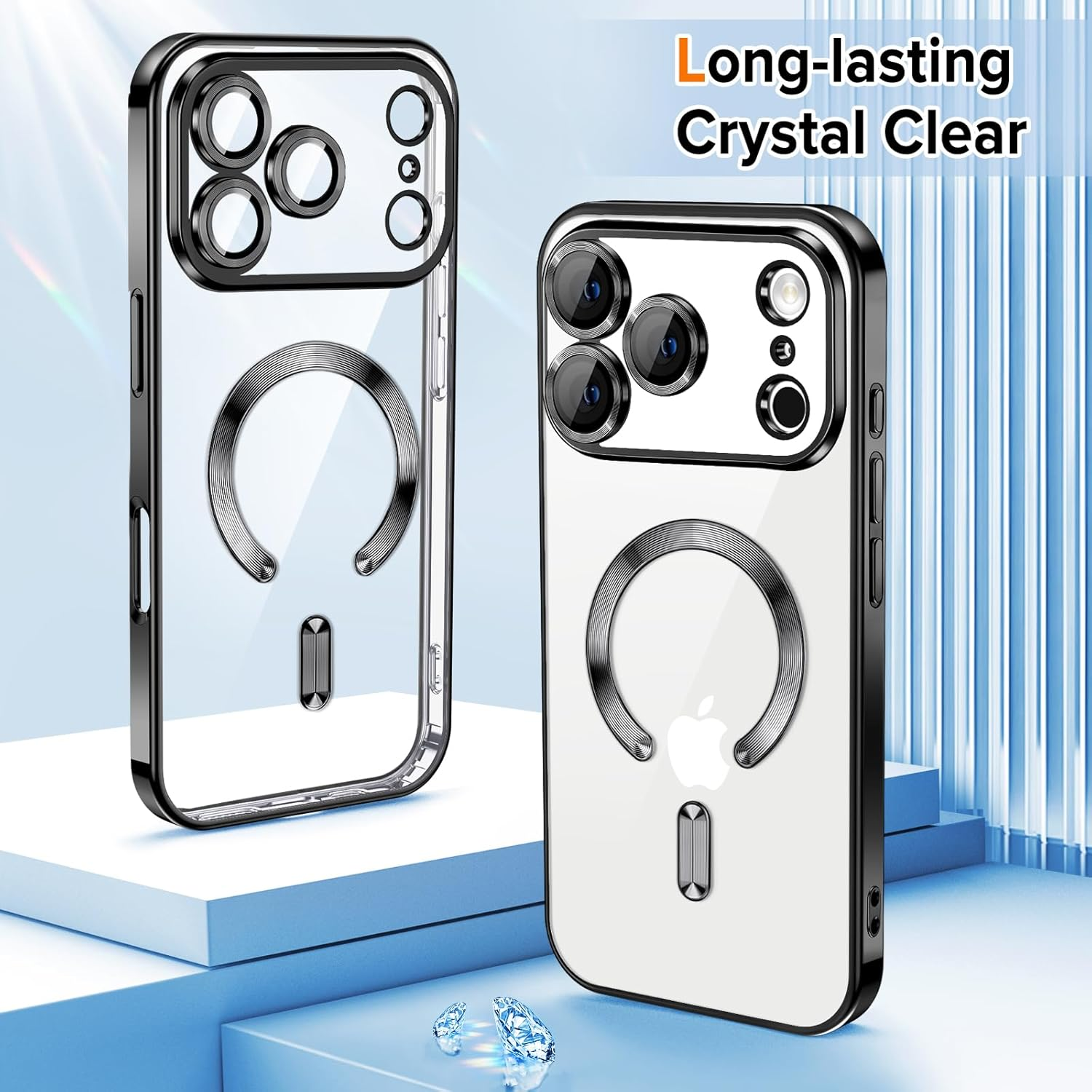 For Apple iPhone 17 | 17 Air | 17 Pro | 17 Pro Max MagSafe Magnetic Case with HaloLock Shockproof Protection Scratch Resistant Back Clear Protective Cover