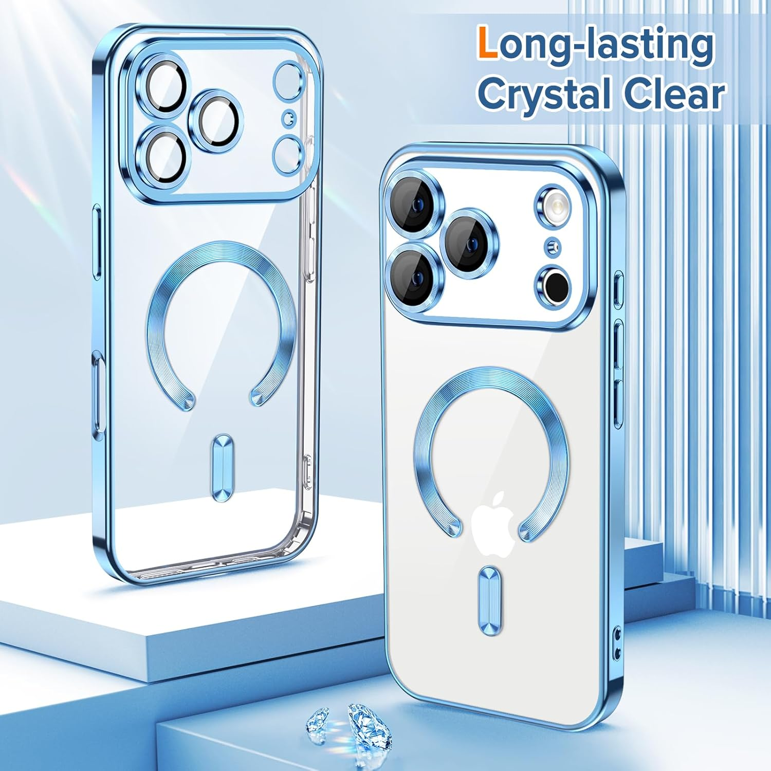 For Apple iPhone 17 | 17 Air | 17 Pro | 17 Pro Max MagSafe Magnetic Case with HaloLock Shockproof Protection Scratch Resistant Back Clear Protective Cover