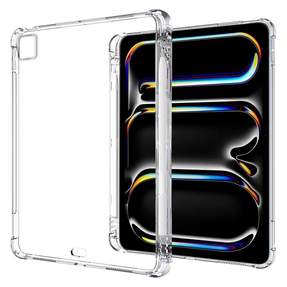 For Apple iPad Air 11 inch 2024 With Pencil Clear Transparent Shockproof Heavy Duty Case Air Cushion Cover