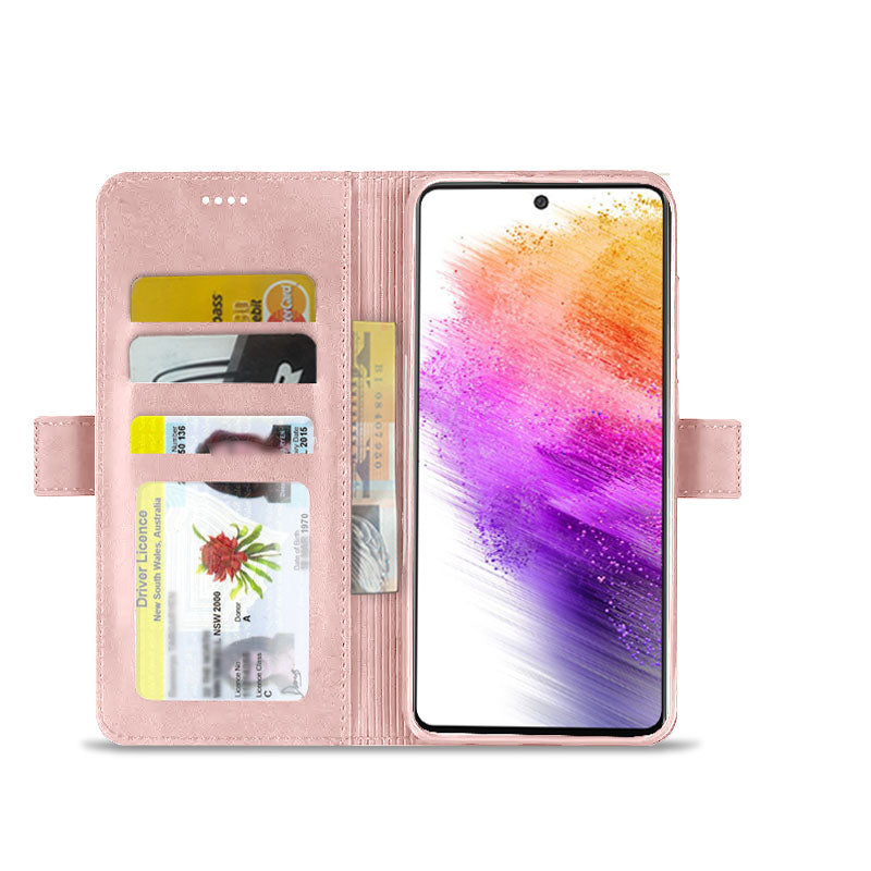 For Samsung Galaxy A73 5G SupRShield Wallet Leather Card Holder Flip Protective Shockproof Magnetic Case Cover