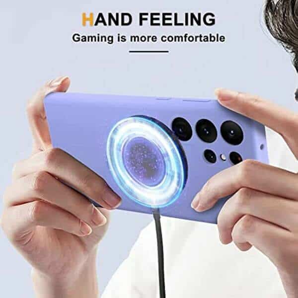 For Samsung Galaxy S24 S25 Ultra Plus FE MagSafe Magnetic Silicone Silky Soft Touch Full Protective Anti Scratch Case Cover