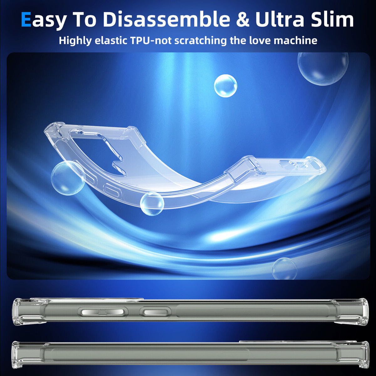 For Samsung Galaxy S23 | S23 FE | S23+ /S23 Plus | S23 Ultra SupRShield Clear Case Shockproof Tough Gel Clear Transparent Air Cushion Cover