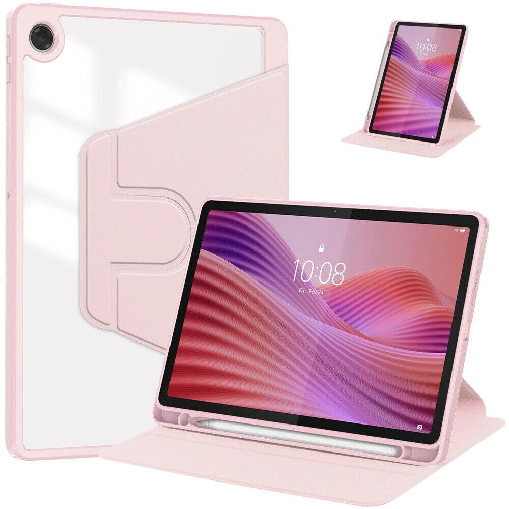 For Lenovo Tab 10.1 TB311XU TB311FU 2025 Smart Leather Rotate Stand Case Cover