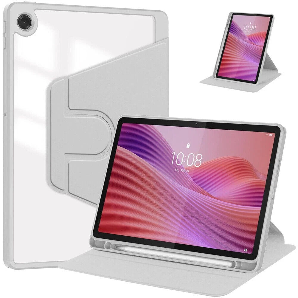 For Lenovo Tab 10.1 TB311XU TB311FU 2025 Smart Leather Rotate Stand Case Cover