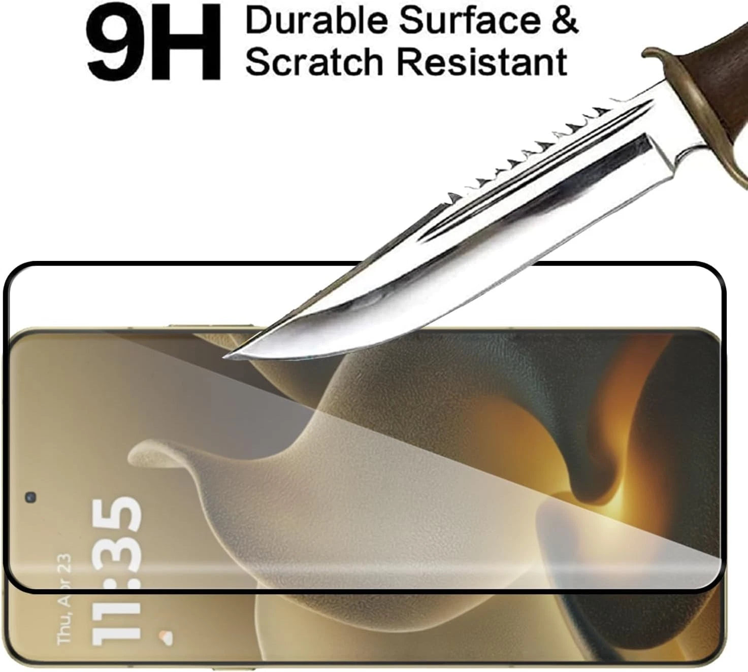 [2 Pack] For Motorola Moto Edge 70 SupRShield Tempered Glass LCD Screen Protector Film Guard (Clear)