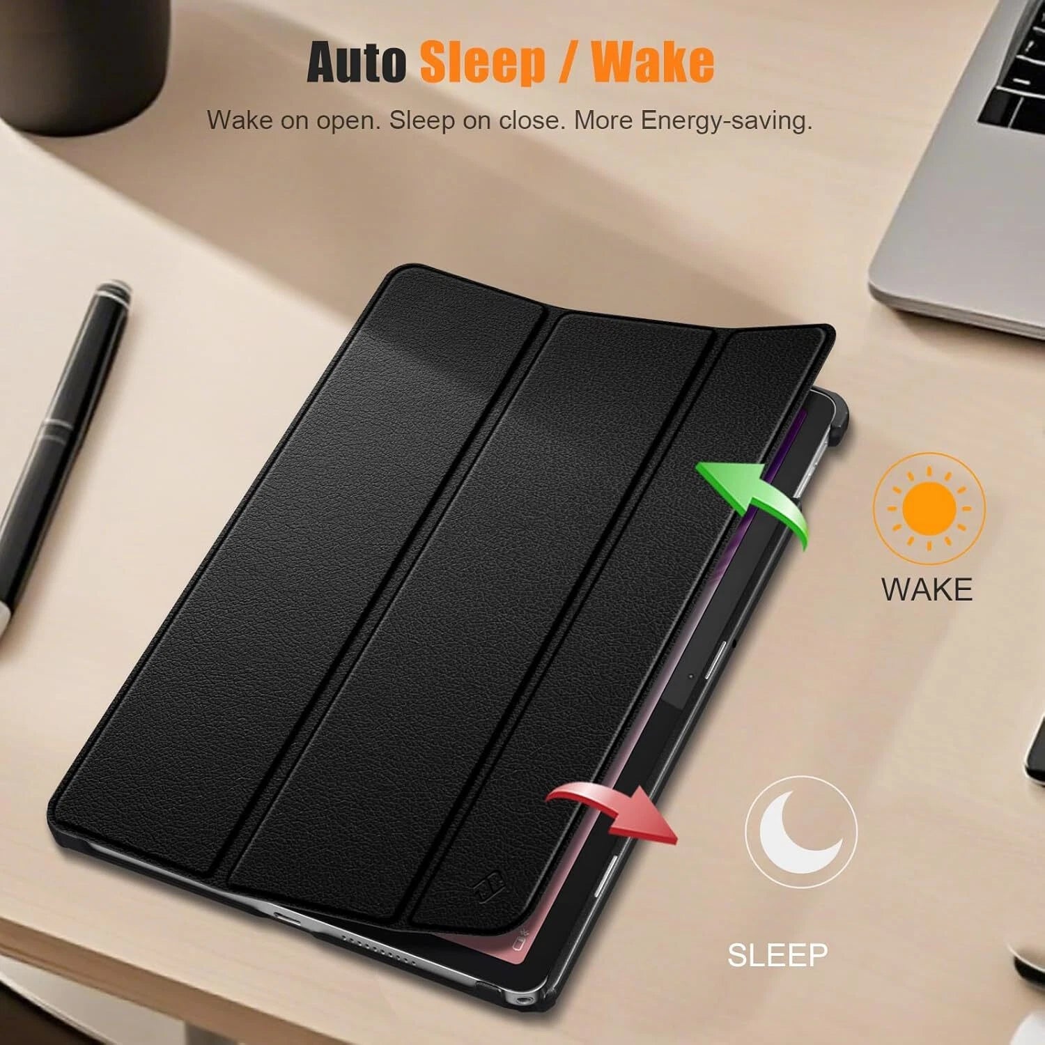 For Lenovo Tab 10.1 inch TB311FU TB311XU 2025 Smart Leather Rotate Stand Case Cover